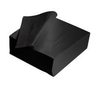 500PK Black Paper Serviettes Soft Napkins 40x40cm 2PLY Kitchen Tissue Paper Disposable Tableware Parties Events Hotel Catering