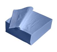 500PK Blue Paper Serviettes Soft Napkins 33x33cm 2PLY Kitchen Tissue Paper Disposable Tableware Parties Events Hotel Catering
