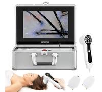 500PX Skin Follicle Detector, 7/9 inch LCD Skin and Hair Analyzer Detector Digital Microscope Magnifier Skin Hair Blackhead Scalp Detector, with 50X/200X Lens,7inch