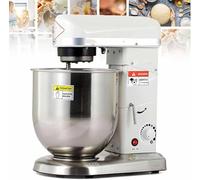 500w 3-in-1 Stand Mixer, Heavy Duty Kitchen Mixer With K-beater, Dough Hook & Whisk, Noiseless 10l Commercial Food Mixer For Baking & Dough White 5L