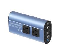500W-4000W inverter, 12V, 110V, 60HZ portable car and home new car inverter conversion fast charging American socket(500W12V110V-blue)