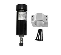 500W Air Cooled Spindle Motor 48VDC+ Power Supply Speed Governor ER16 Collets with 52mm Clamps Bracket 12000rpm(500W ER16 Braket)