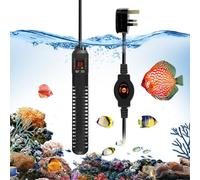 500W Aquarium PTC Heater with External Temperature Controller,Digital Heater for Fish Tank and Turtle Tank 250-450L, Submersible Fish Tank Heater with Anti-burning and Overheat Protection