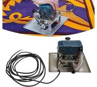 500w Electric Carpet Trimmer, Flat Rug Shearing Machine, 15000rpm with Adjustable Depth, 3-Inch Blade - Portable Carpet Cutter, Low Noise Vibration for Household, Tufted, Handmade Rugs