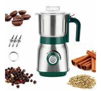 500W Electric Coffee and Spice Grinder, Stainless Steel Blade Grinder with Filter Screen for Beans, Spices, Grains and Nuts