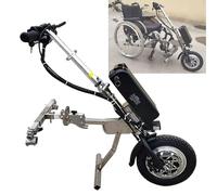 500W Electric Handcycle Wheelchair Attachment, Electric Wheelchair Attachment Kit, with 3 Speed, Shock Absorber System, 48v 17ah Battery,B