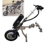 500W Electric Handcycle Wheelchair Attachment, Endurance 65km, Handbike Wheelchair Conversion Kit, with 17ah Battery and 3 Speeds Adjustable,B