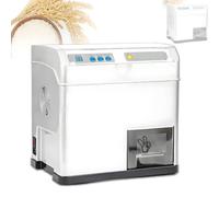 500w Electric Rice Milling Machine, 30kg/h Milling Speed, 0-270° Adjustable Whitening Knob, Reverse Anti-Block Function, Digital Display Control Panel, for Household Fresh Rice Processing