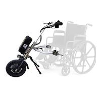 500W Electric Wheelchair Conversion Kit, 17ah 48V Battery Range 65km, 3 Speeds Adjustable, 12" Wheels, LCD Display, Wheelchair Pull Device,A