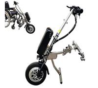 500W Electric Wheelchair Conversion Kit, with 48V 16Ah Battery, LCD Display, 3 Speeds Adjustable, Range 65KM, 12in Wheels, 20-35mm Wheelchair Pulling Devices(B)