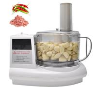 500W Garlic Chopper, 1.5L Electric Food Processor, 3 Speed Adjustable, Quick Chopping, Double Edged, Suitable for Ginger, Pepper, Fruit, Meat