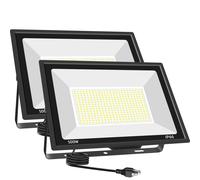 500W LED Flood Light Outdoor 2 Pack, Super Bright 55000LM IP66 Waterproof Stadium Lighting