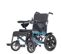 500W Power Folding Electric Wheelchair, Airline-Compliant 12Ah Battery, 15km Range & 120kg Capacity, One-Button Fold & Anti-Tip Safety Design