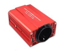 500W Power Inverser Portable Car Inverter With Cigarette Lighter DC12V to AC220V 110V Phone/Laptop/Camera Charging Converter(Red)