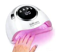 500W Professional UV LED Nail Lamp with 90 Beads & Smart Auto Sensor - Fast Curing Gel Dryer with 4 Timer Settings, Digital Display for Gel Polish on Hands and Feet