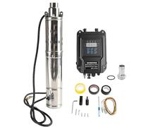 500W Solar Deep Well Pump with MPPT Controller and Liquid Level Sensor Kit Solar Submersible Drilling Well Pump