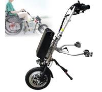 500W Wheelchair Pull Device, 48V 16Ah Lithium Battery, with Front Light, Shock Absorber System, for Elderly and Individuals with Limited Mobility(A)