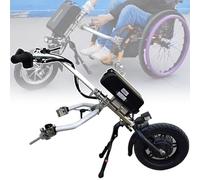 500W Wheelchair Pull Device,Electric Handcycle Wheelchair Attachment Conversion, with Front Light,for Most Wheelchairs (A)