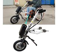 500W Wheelchair Pull Device, Electric Handcycle Wheelchair Attachment,with Front Light and Shock Absorber (A)