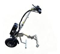 500W Wheelchair Pull Device, Wheelchair Conversion Electric Kit, 3 Speeds with Front Light Electric Wheelchair Conversion kit Attachment, Range 55 Km（Style B）
