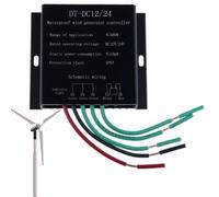 500W Wind Power Regulator, Waterproof Charge Controller For Wind Turbine Generator, Automatic Voltage Regulation For Battery Charging, Fit, Perfect For 12V 24V Gale Systems