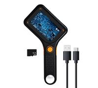500X Digital Microscope with 3.0" IPS Screen, Autofocus, 8 LED Lights, TF Card Slot, Portable Handheld Magnifier for Coin, PCB, Jewelry Inspection, Educational Projects, Compatible with Windows & Mac