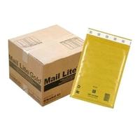 500x Mail Lite GOLD G/4 (240mm x 330mm) Bubble Lined Envelopes
