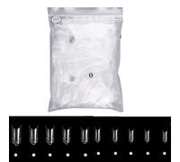 500x Nail Art Press On False Nails Fake Nails Hollow Extension Full Cover Short Nail Gel Tips Art Tool False Smooth Artificial High-impact Strength