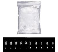 500x Nail Art Press On False Nails Fake Nails Hollow Extension Full Cover Short Nail Gel Tips Art Tool False Smooth Artificial High-impact Strength