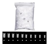 500x Nail Art Press On False Nails Fake Nails Hollow Extension Full Cover Short Nail Gel Tips Art Tool False Smooth Artificial High-impact Strength