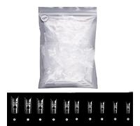 500x Nail Art Press On False Nails Fake Nails Hollow Extension Full Cover Short Nail Gel Tips Art Tool False Smooth Artificial High-impact Strength