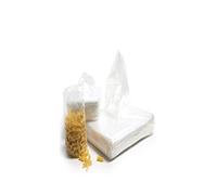 500x Premium Quality Clear Polythene Plastic Bags 250x380mm, 10" x 15" (200 Gauge, 50 micron) British Made Uk Store 247