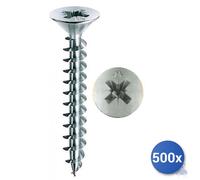 500X Self-Tapping Screws For Chipboard Panelvit Chromiting&Reg; Mustad Tsp Pz