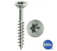 500X Self-Tapping Screws For Chipboard Panelvit Chromiting&Reg; Mustad Tsp Tx