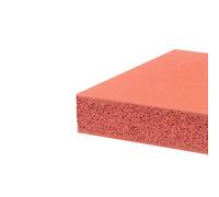 500x500mm Silicone Foam Board Heat-Resistant Sponge Silica Rubber Foaming Plate, for Home Improvement Heat Press Embossing Machine(500x500x4mm)