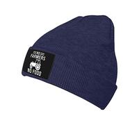 501 Beanie Slouch I Stand with Farmers No Farmer No Food Cool Gadgets Unique Beanie Cap Windproof Knit Hat for Fishing, Running, Jogging