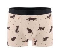 501 Boxer Shorts Cat Men'S Underwear Fit Mens Boxer Soft Men'S Boxer For Daily Sports Stretchy M
