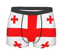 501 Boxer Shorts Georgian Flag Mens Boxer Breathable Men'S Underwear Comfort Men'S Boxer For Daily Sports Suitable All Occasions XL