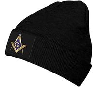 501 Cap Masonic Black Skull Cap Outdoor Ski Hat Elastic Size Hunting Trapper Hat for Cycling Gifts, Running, Gifts