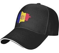501 Denim Dad Hat Andorra Terrain Map Dad Hat Classic Baseball Cap Fashion Baseball Hat for Running Sports Outdoor Camping