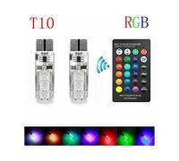 501 W5W T10 194 RGB Colourchange LED Interior Bulbs Remote Control