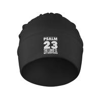 501 Women Men Knit Winter Hats Psalm 23 Christianty Gifts Religious Chemo Hat Fashion Plain Knit Hat Soft Knitted Beanies Cap for Running Sports Outdoor