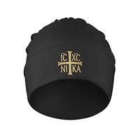501 Women Men Watch Hat Christianty Orthodox Cross Christogram Chemo Hat Fashion Warm Beanie Breathable Beanie Hat for Sports Outdoor Cycling