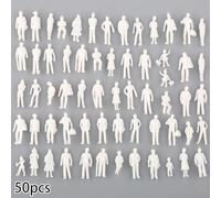 50100Pcs 1 75 Scale Miniature Human Figures for Architectural and Railway Train Model Scenes, Plastic Figures for Craft Decoration (50Pcs)