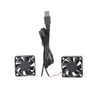 5015 50x50x15mm DC5V USB Double Cooling Fan 12.6CFM 30dBA Printer Computer System Electronic Cooling Double Fan