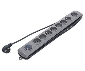 50168-QOL1 50168 Power Strip: Fusing Sockets: 8 230VAC 10A Grey 3 Metres