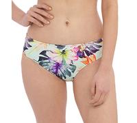 Fantasie Womens Paradiso Mid Rise Bikini Brief - Blue Polyamide - Size Small