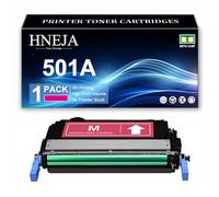 501A Toner Cartridge, Compatible Q6470A Q6471A Q6473A Q6472A Toner Cartridges for HP CP3505 CP3505dn CP3505n CP3505x 3600 3600n 3600dn 3800 3800n 3800dn 3800dtn Printer,Magenta-1 Pack