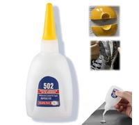 502 Super Glue,Super Glue for Plastic,3 Seconds Instant Quick-Drying Special Glue,Universal Super-Instant Glue,Clear Glue,Strong Glue,Craft Glue,Metal Glue,Wood Glue Strong Waterproof,Rubber Glue