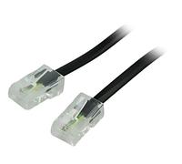 50256 Cable: Telephone RJ45 plug, 6m black on both ends. Conductor: CCA GOOBAY